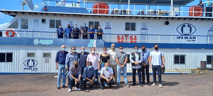 Embarcação fluvial Ipem-AM. Foto: Divulgação / Ipem-MG