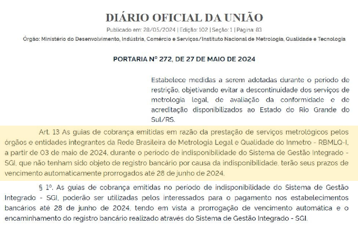 Divulgação / Ipem-MG